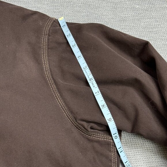 Berne Coat Womens Brown Quilted Lining Jacket Inner Pockets Hooded Full Zip 2XL - Picture 14 of 16